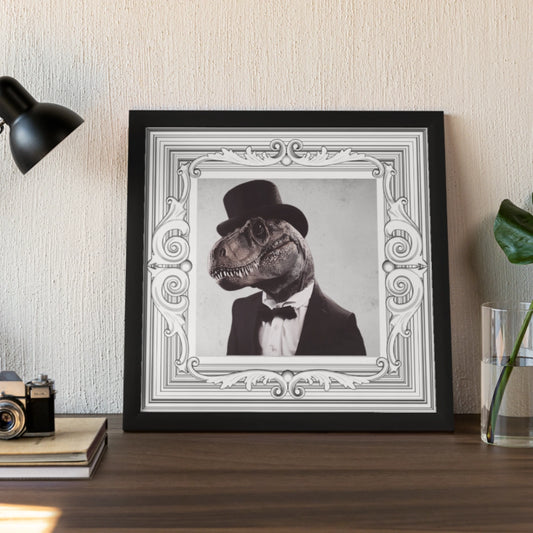 T-Rex In A Tux: Matte Poster