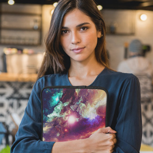 Neon Nebula Laptop Sleeve