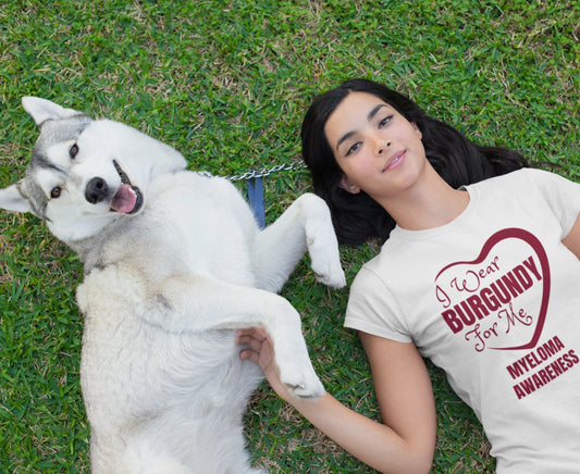 I Wear Burgundy For Me Short-Sleeve Unisex T-Shirt