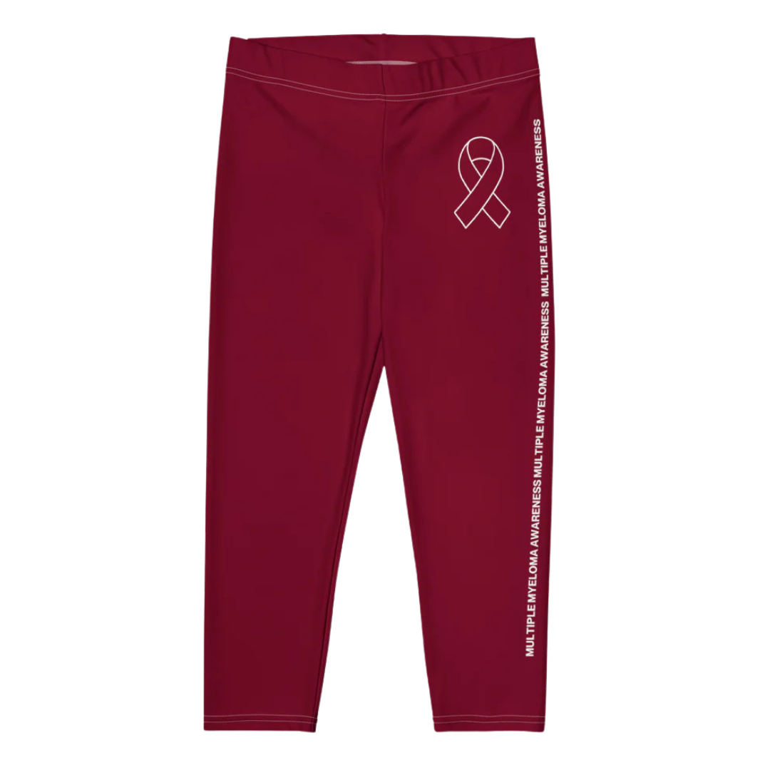 Myeloma Awareness Capri Leggings