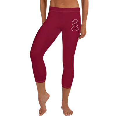 Myeloma Awareness Capri Leggings