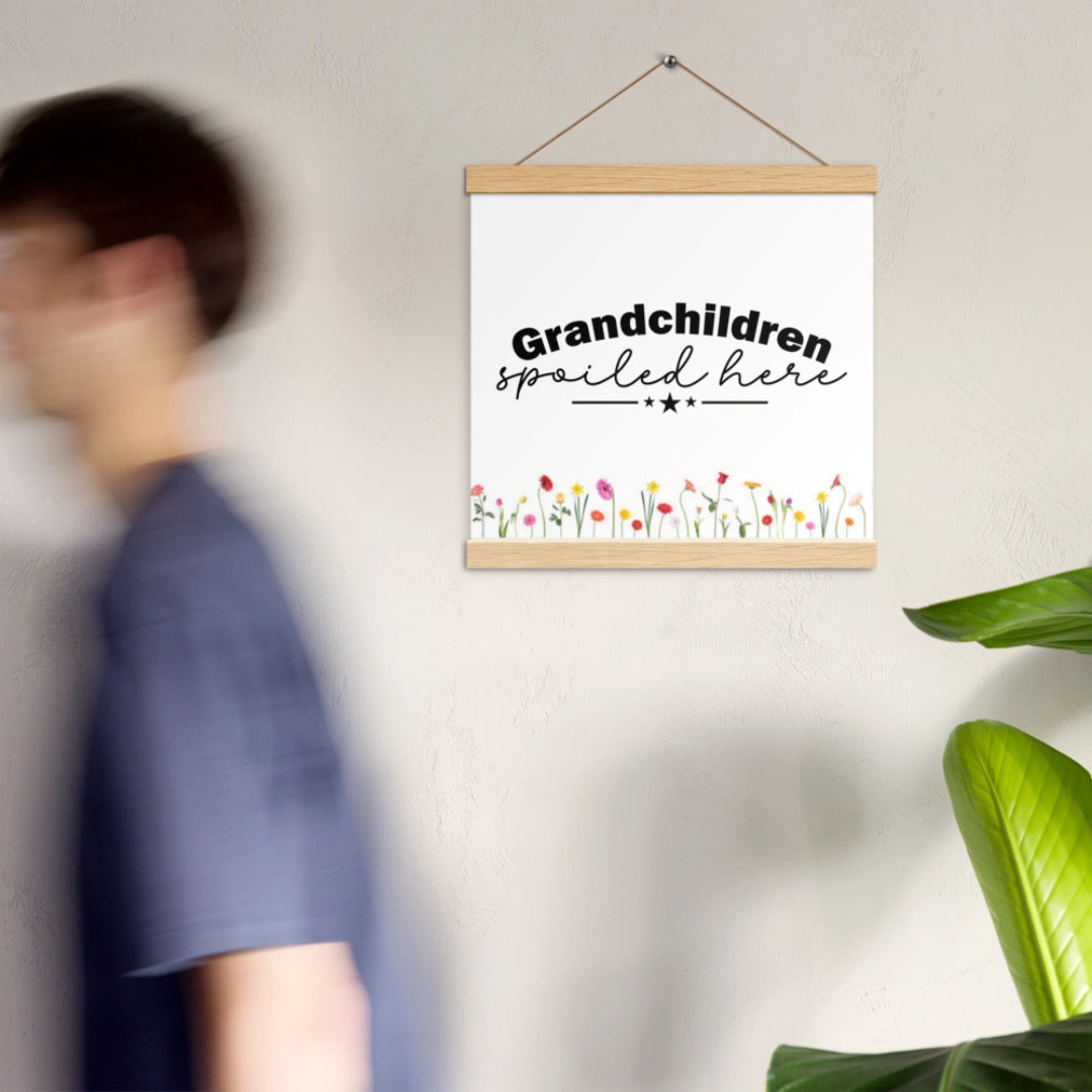 Grandchildren Spoiled Here Matte Poster