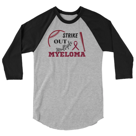 Strike Out Myeloma Unisex Raglan Tee