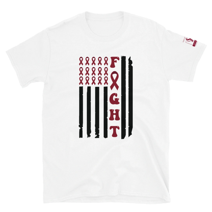 Fight Cancer Flag Unisex T-Shirt