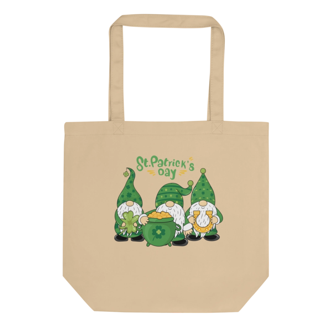 St Patrick's Gnomes Eco Tote Bag