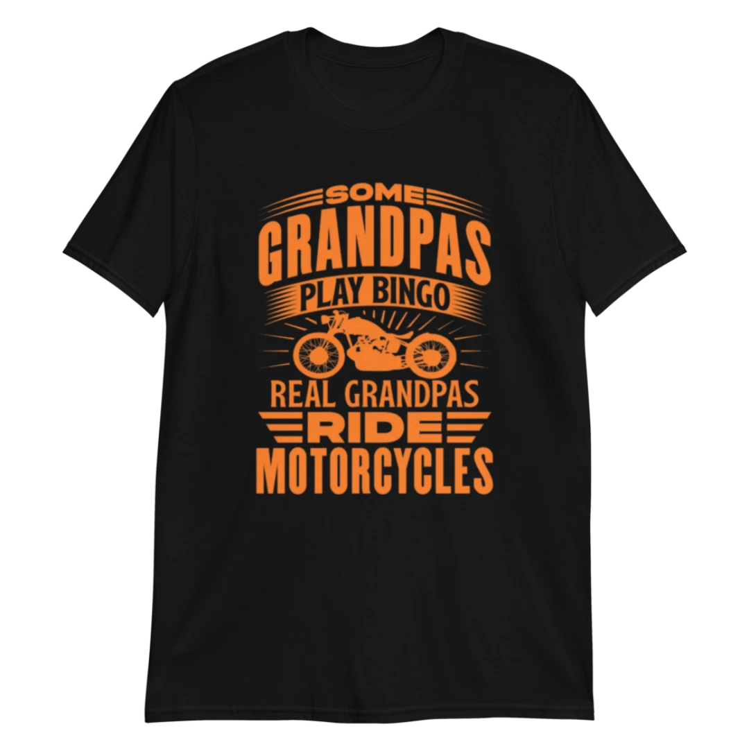 Biker Grandpa Short-Sleeve T-Shirt