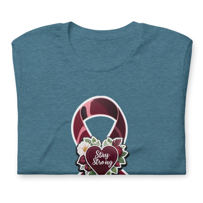 Stay Strong Myeloma Ribbon Unisex T-Shirt