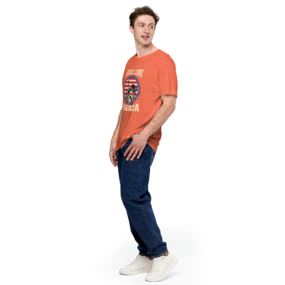 Peace. Love. America. Unisex T-Shirt