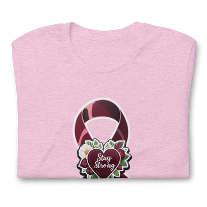 Stay Strong Myeloma Ribbon Unisex T-Shirt
