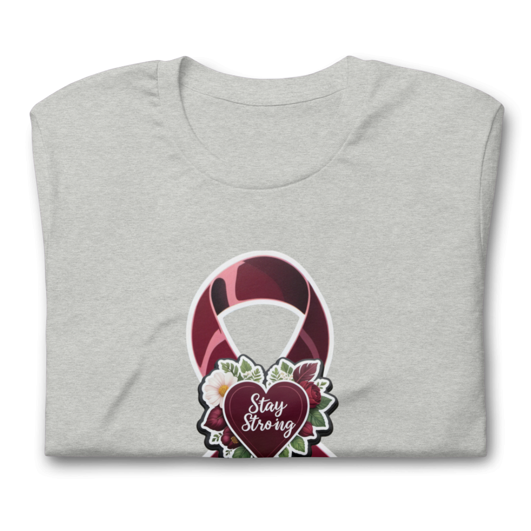 Stay Strong Myeloma Ribbon Unisex T-Shirt
