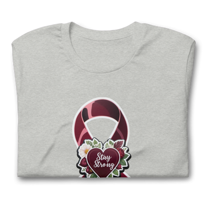 Stay Strong Myeloma Ribbon Unisex T-Shirt
