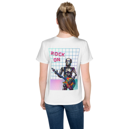 AI Guitarist Youth Crew Neck Tee