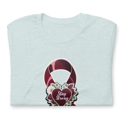 Stay Strong Myeloma Ribbon Unisex T-Shirt