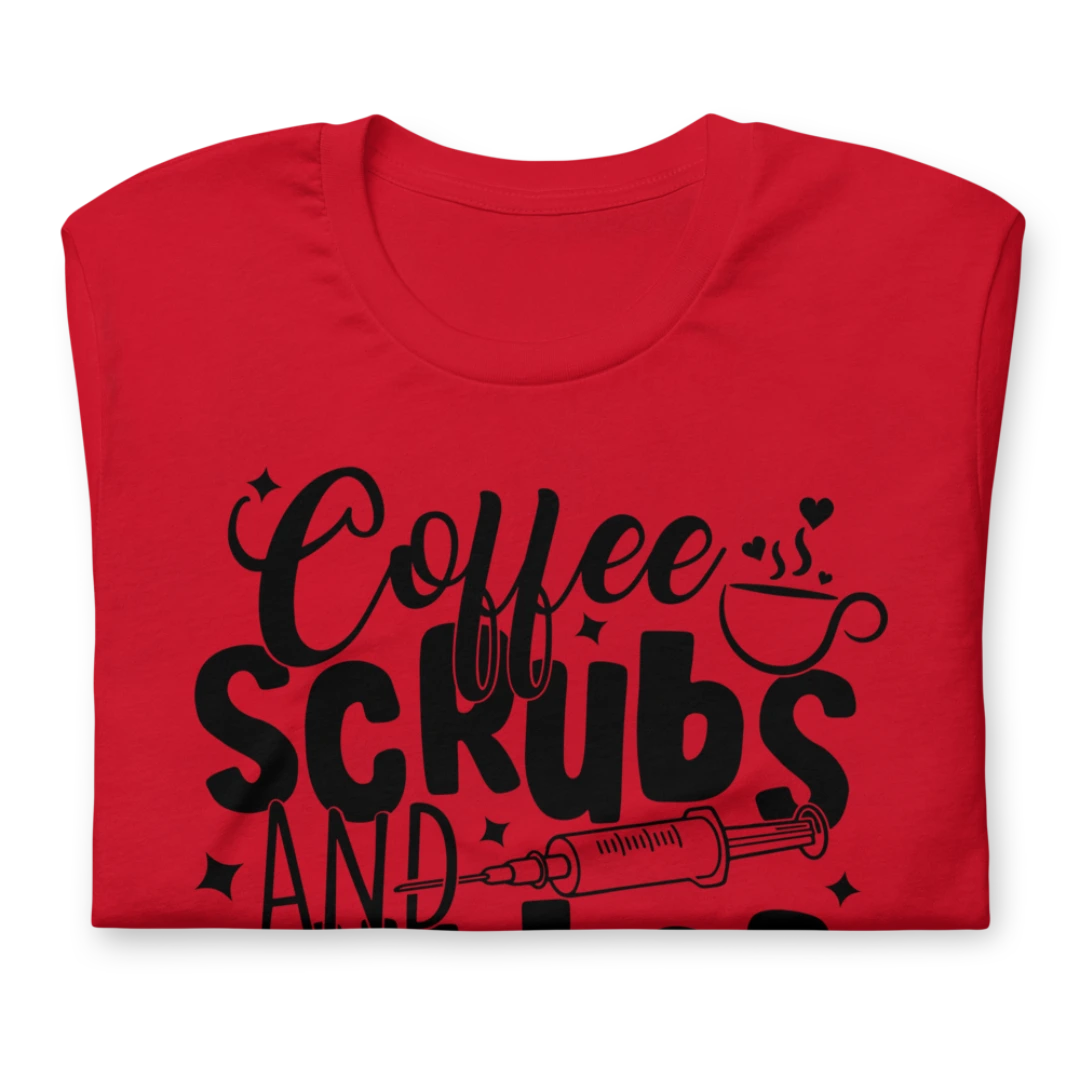 Coffee, Scrubs and Rubber Gloves Unisex T-Shirt