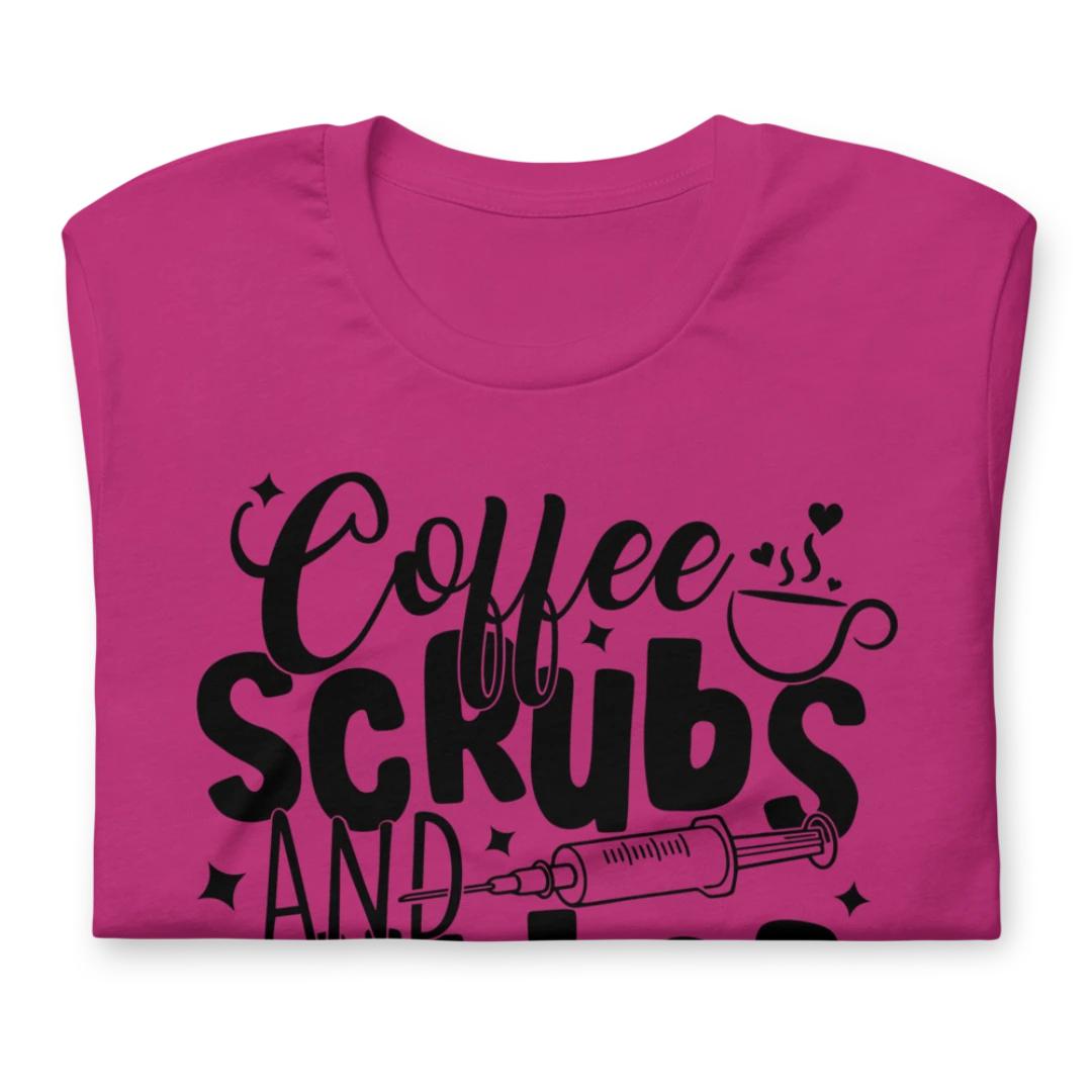 Coffee, Scrubs and Rubber Gloves Unisex T-Shirt