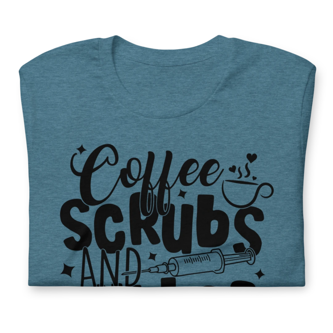 Coffee, Scrubs and Rubber Gloves Unisex T-Shirt