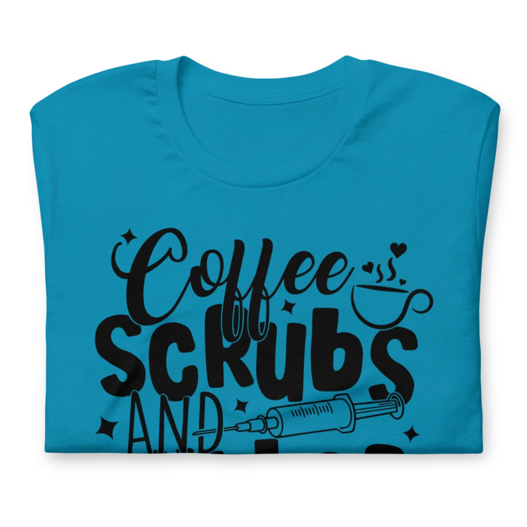 Coffee, Scrubs and Rubber Gloves Unisex T-Shirt