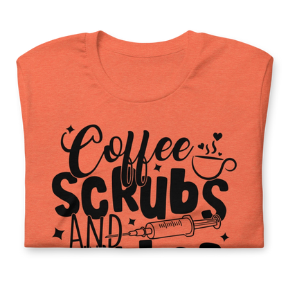Coffee, Scrubs and Rubber Gloves Unisex T-Shirt