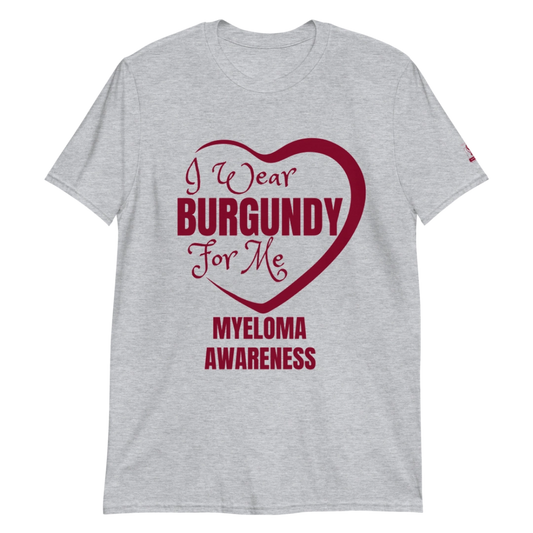 I Wear Burgundy For Me Short-Sleeve Unisex T-Shirt