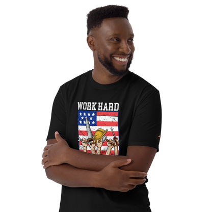 Work Hard Dream Big Short-Sleeve Unisex T-Shirt