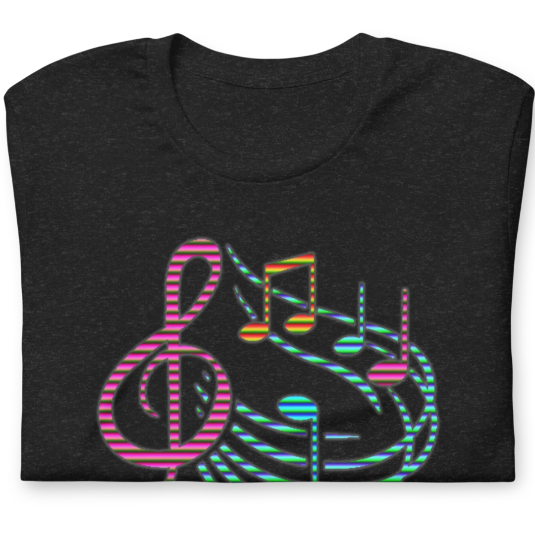 Colorful Music Unisex T-Shirt
