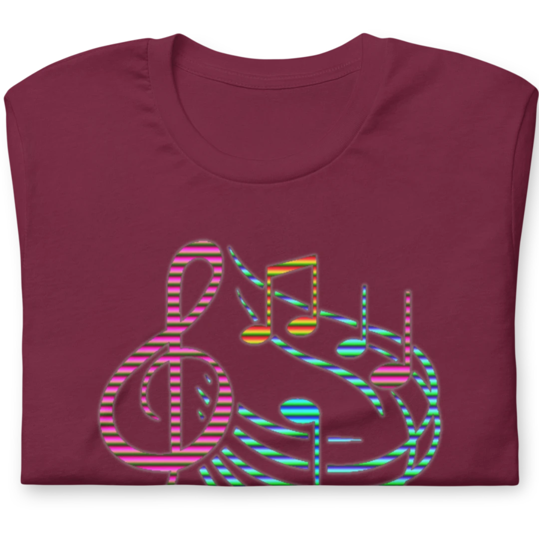 Colorful Music Unisex T-Shirt