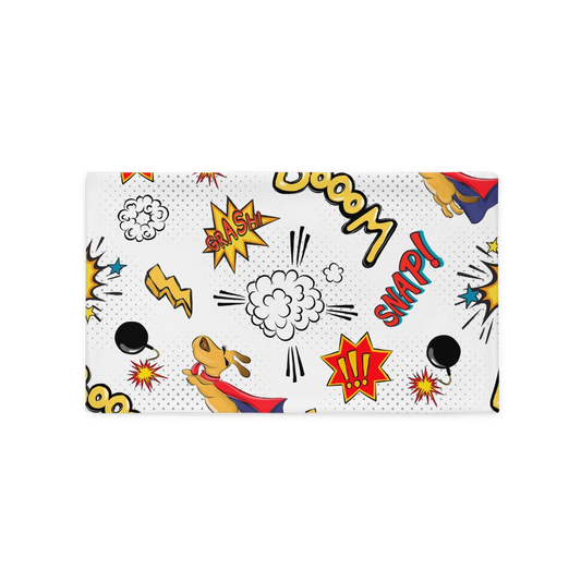 Super Hero White Basic Pillow