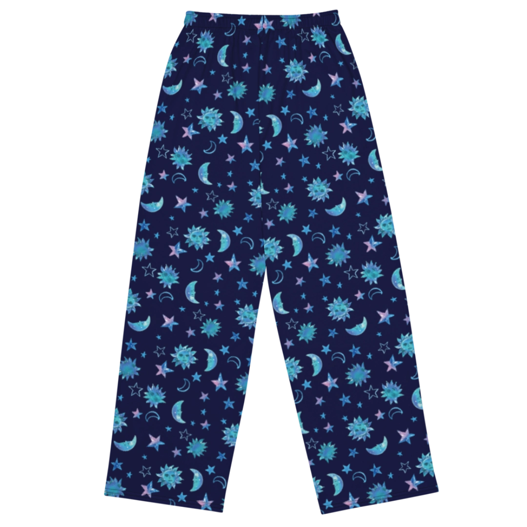 Moonstar Unisex Wide-Leg Lounge Pants