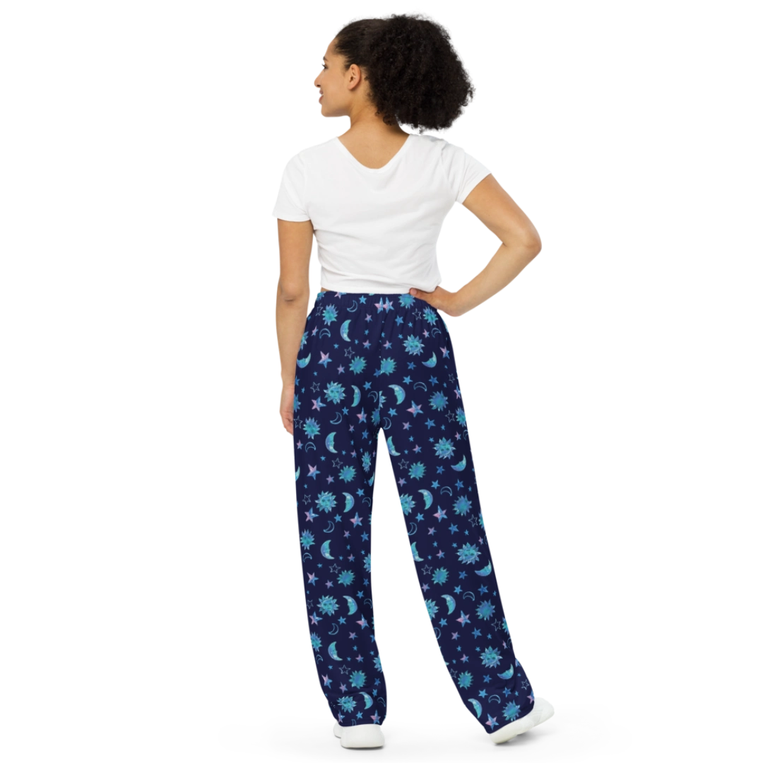 Moonstar Unisex Wide-Leg Lounge Pants
