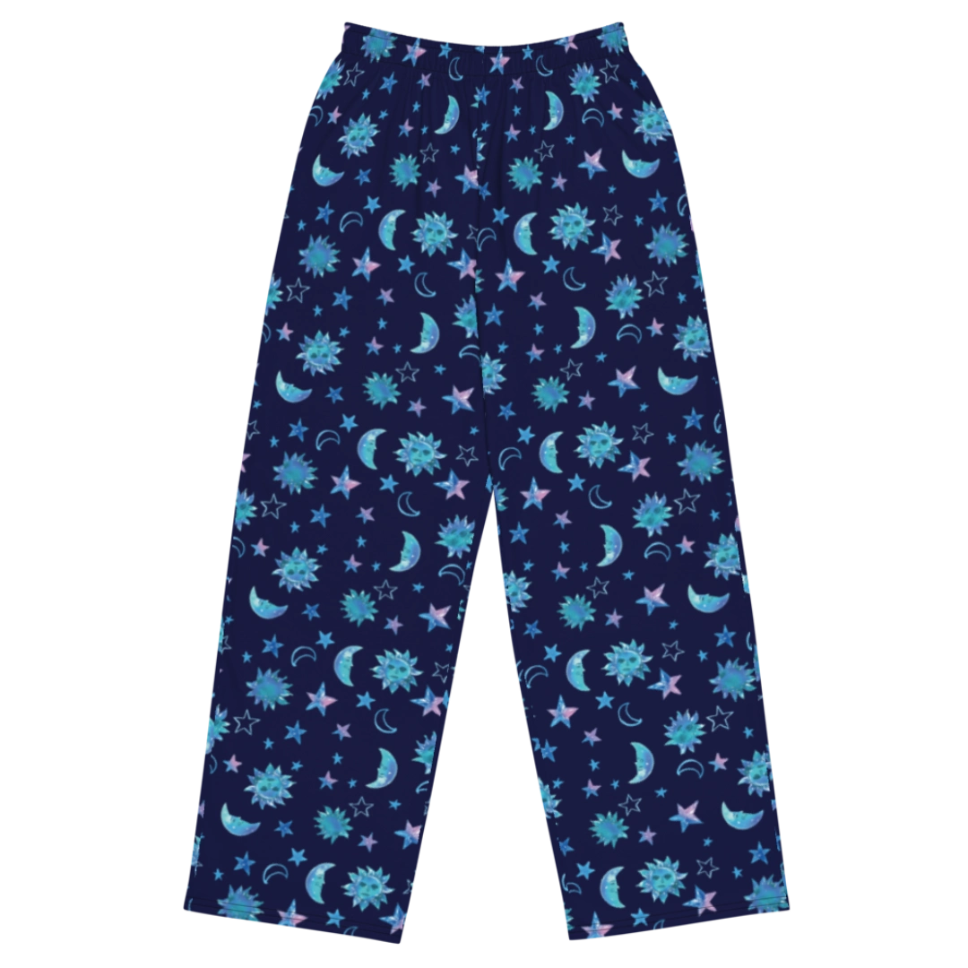Moonstar Unisex Wide-Leg Lounge Pants