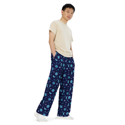 Moonstar Unisex Wide-Leg Lounge Pants