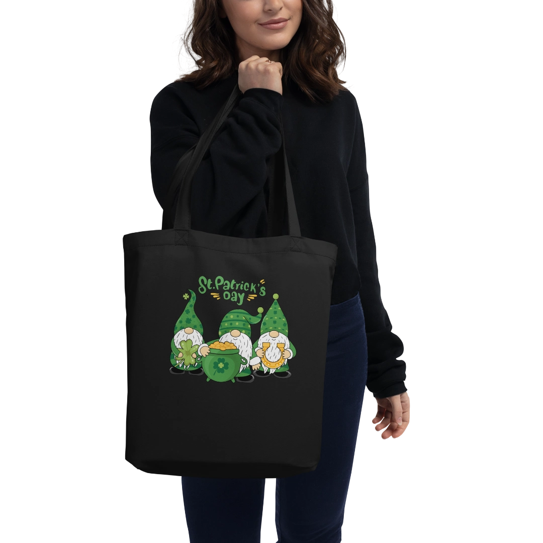 St Patrick's Gnomes Eco Tote Bag