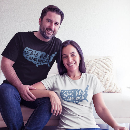 God Bless America Short-Sleeve Unisex T-Shirt