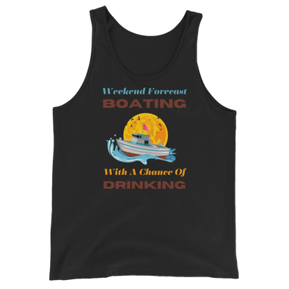 Weekend Forecast Unisex Tank Top