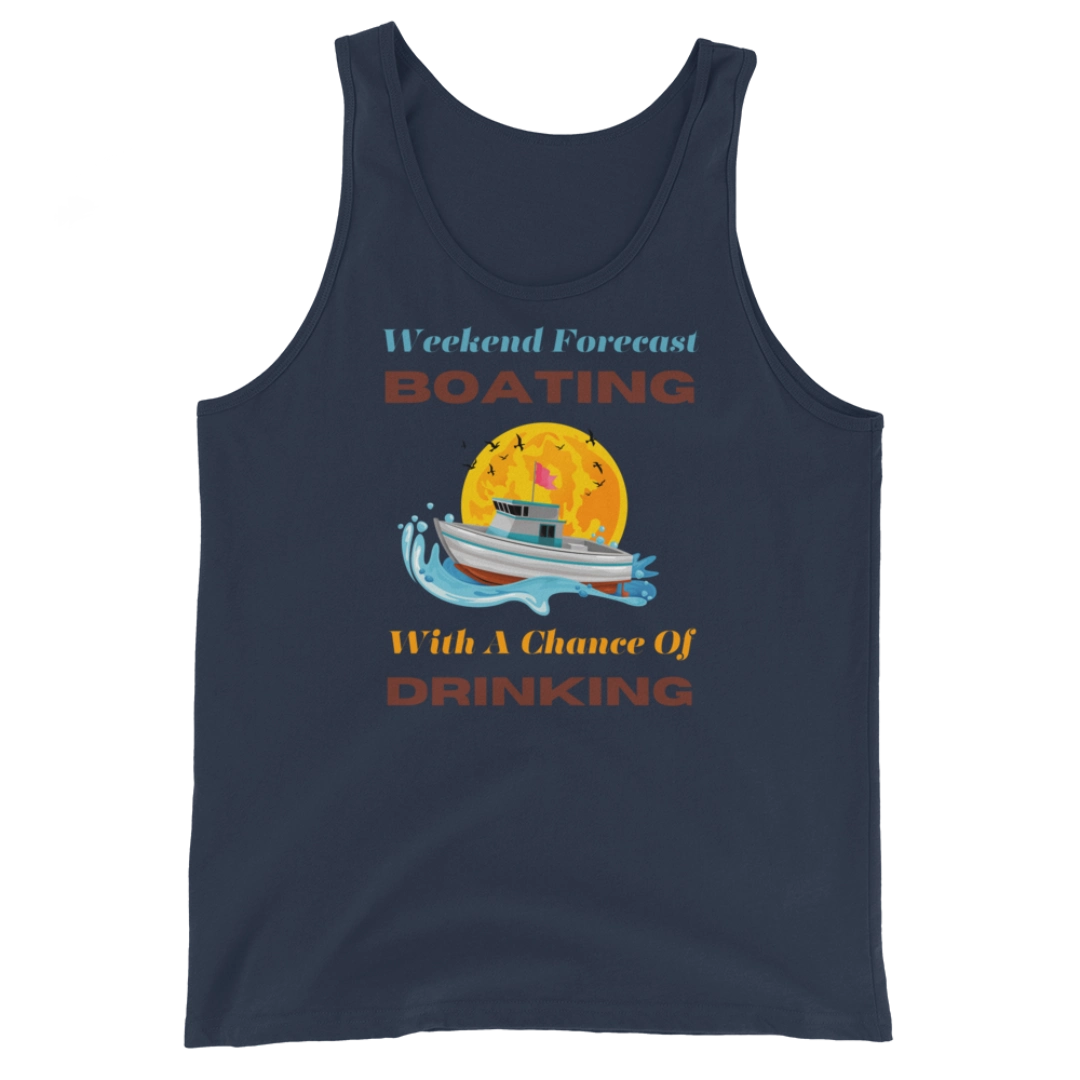 Weekend Forecast Unisex Tank Top