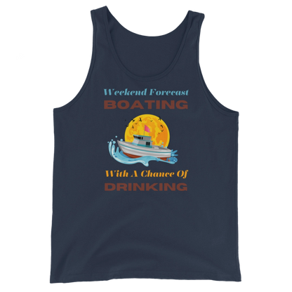 Weekend Forecast Unisex Tank Top