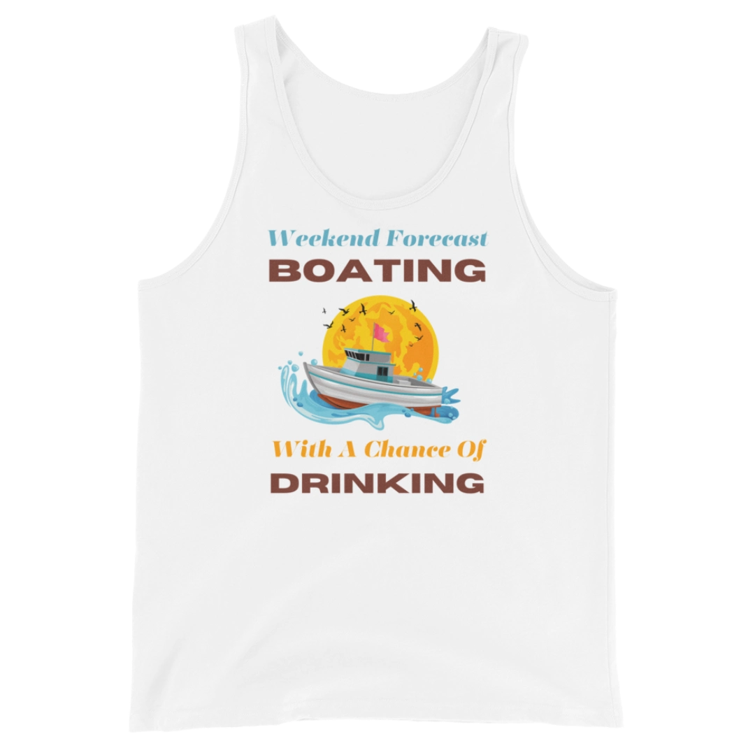 Weekend Forecast Unisex Tank Top