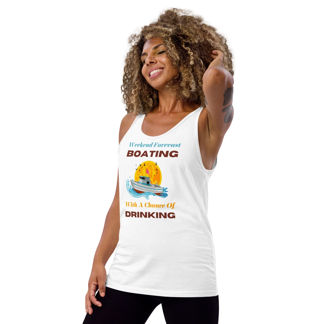 Weekend Forecast Unisex Tank Top