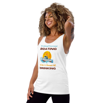Weekend Forecast Unisex Tank Top