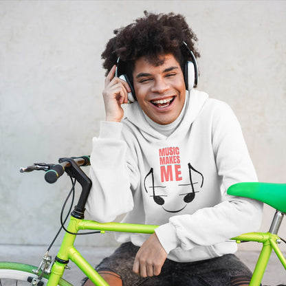 Music Makes Me Smile Unisex Hoodie