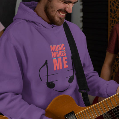 Music Makes Me Smile Unisex Hoodie