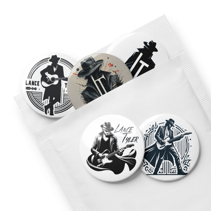 Lance Tyler™ Pin Button Set