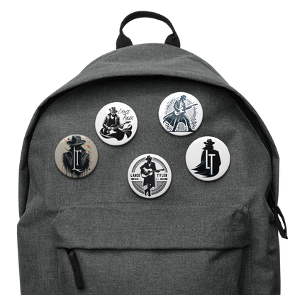 Lance Tyler™ Pin Button Set