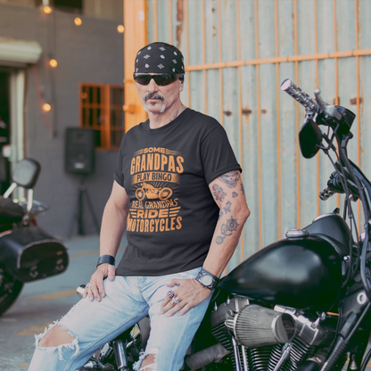 Biker Grandpa Short-Sleeve T-Shirt