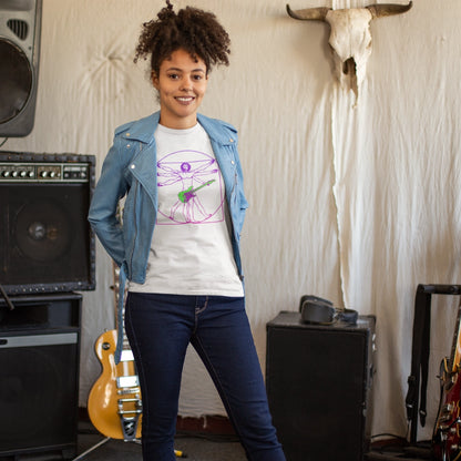 Vitruvian Guitar Man Unisex T-Shirt