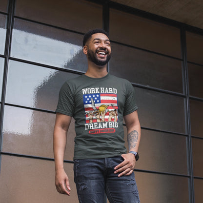 Work Hard Dream Big Short-Sleeve Unisex T-Shirt