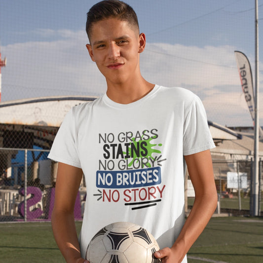 No Grass No Glory Adult Short-Sleeve Unisex T-Shirt