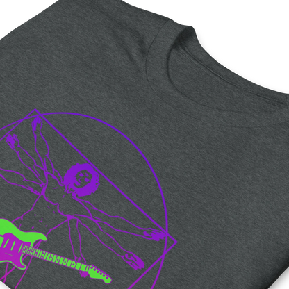 Vitruvian Guitar Man Unisex T-Shirt