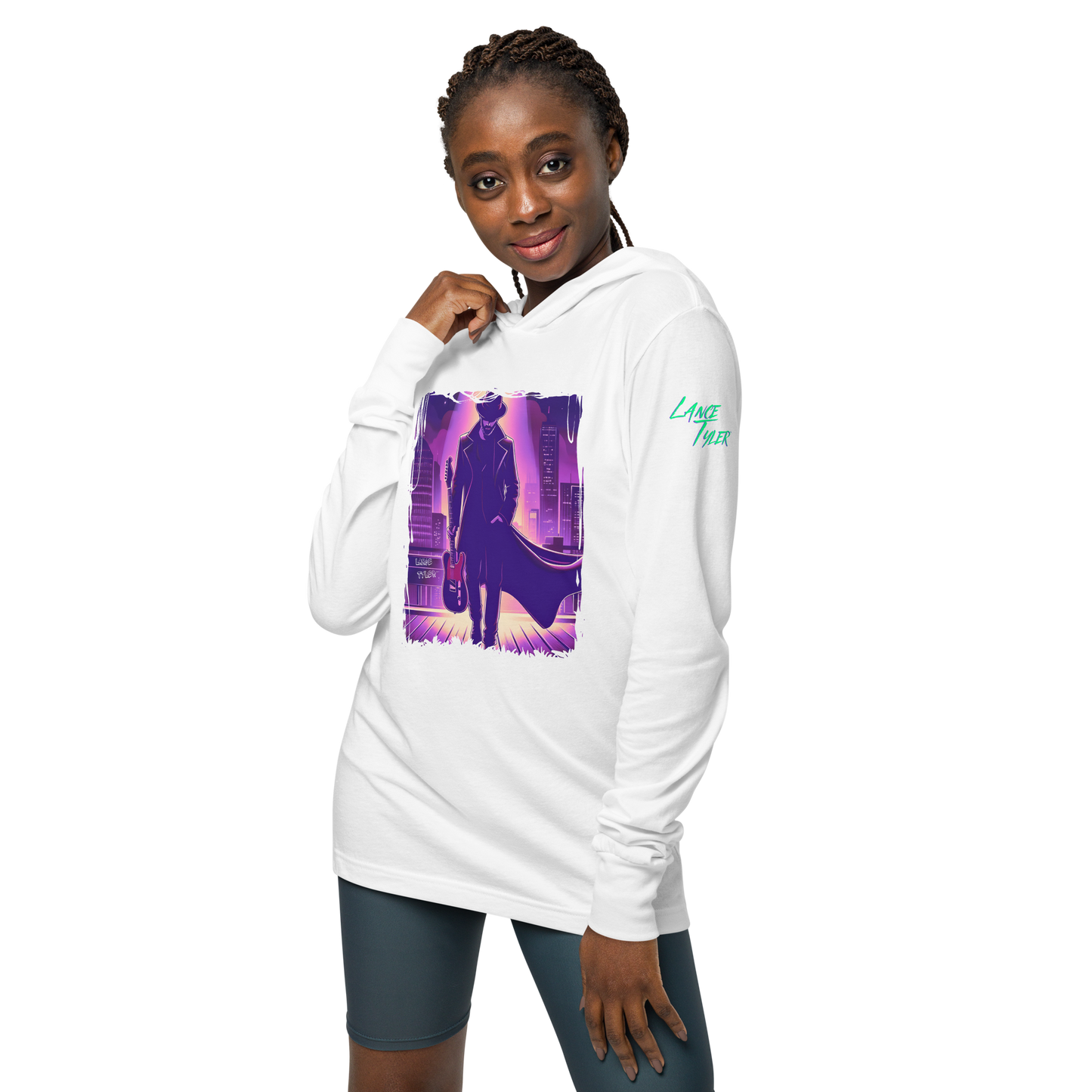 Lance Tyler™ Unisex Hooded Long-Sleeve Tee
