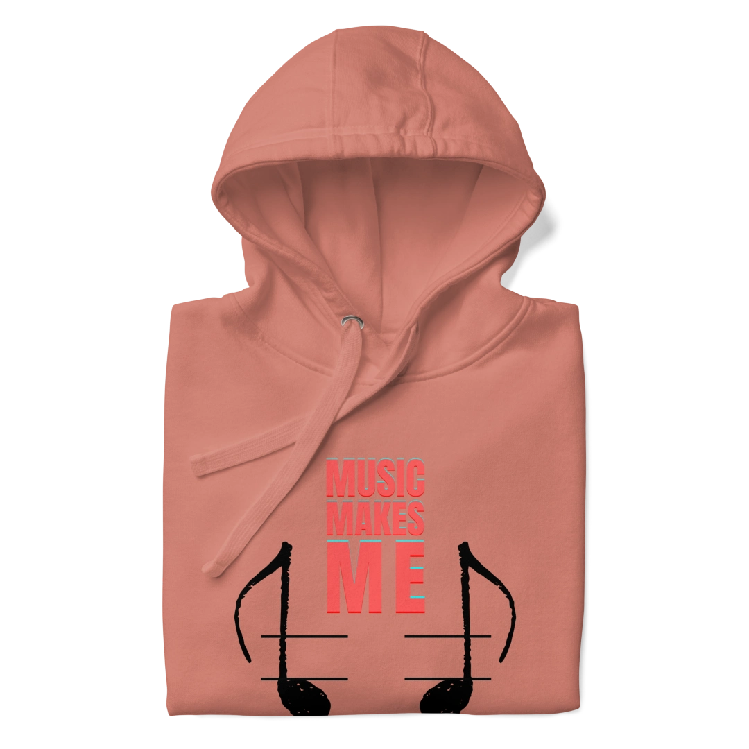 Music Makes Me Smile Unisex Hoodie